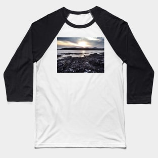 Dar coastline near Ullinish on the west coast of Skye Baseball T-Shirt